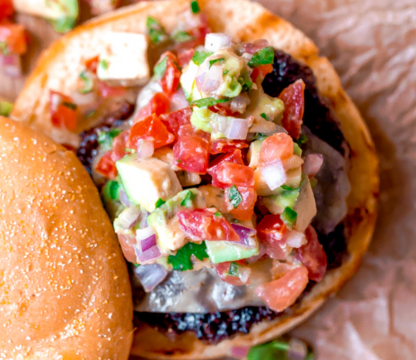 Black Garlic Santa Fe Turkey Burgers (WED)