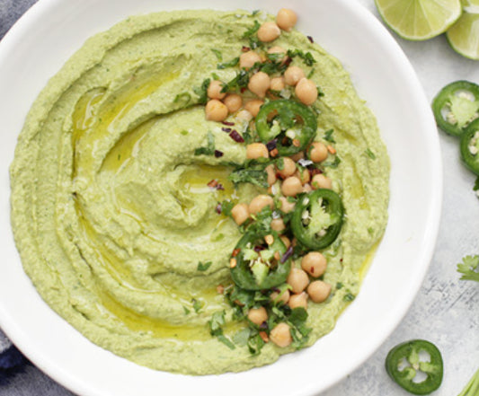 Jalapeño Cilantro Pepper Hummus