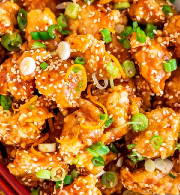 Umami Orange Sesame Chicken and Stir Fried Veggie Quinoa (WED)