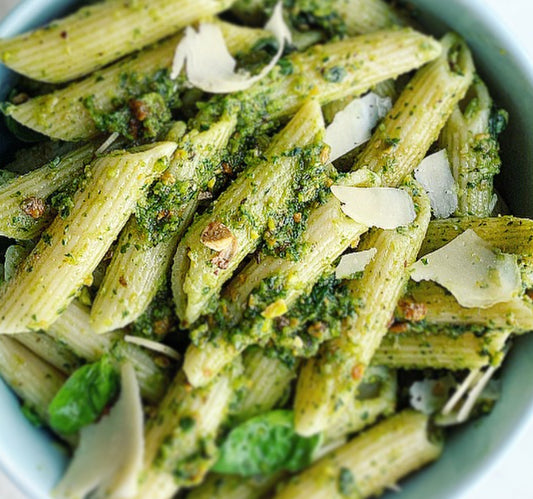 Gluten Free Pasta with Pesto and Summer Veg