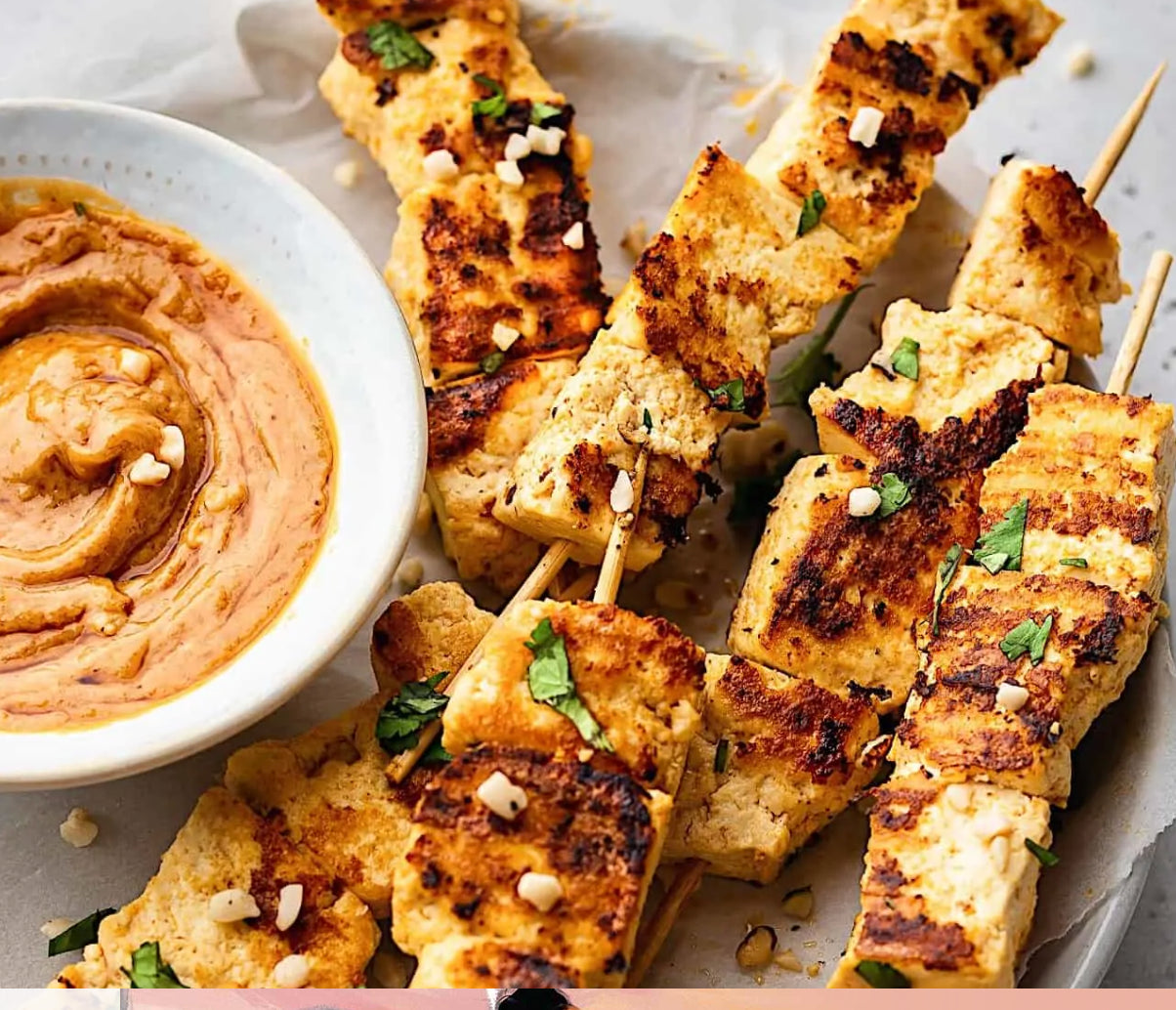 Tofu Satay with Sunomono Salad (MON)