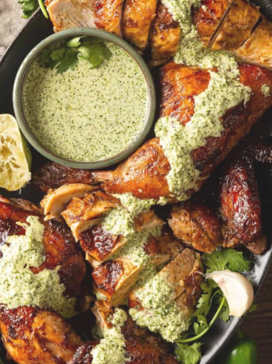 Honey Jalapeño Chicken with Aji Verde (MON)