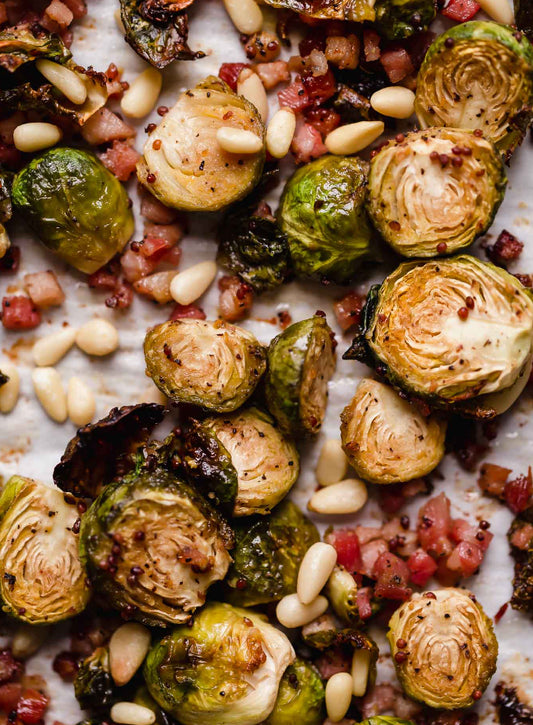 Maple Brussels Sprouts with Pancetta