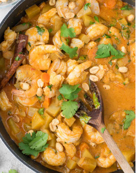 Massaman Curry with Shrimp (WED)