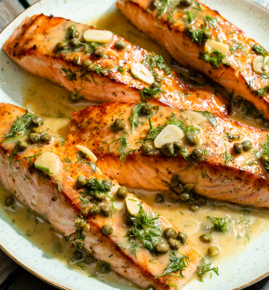 Salmon Piccata (WED)