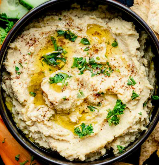 Roasted Garlic Italian Hummus