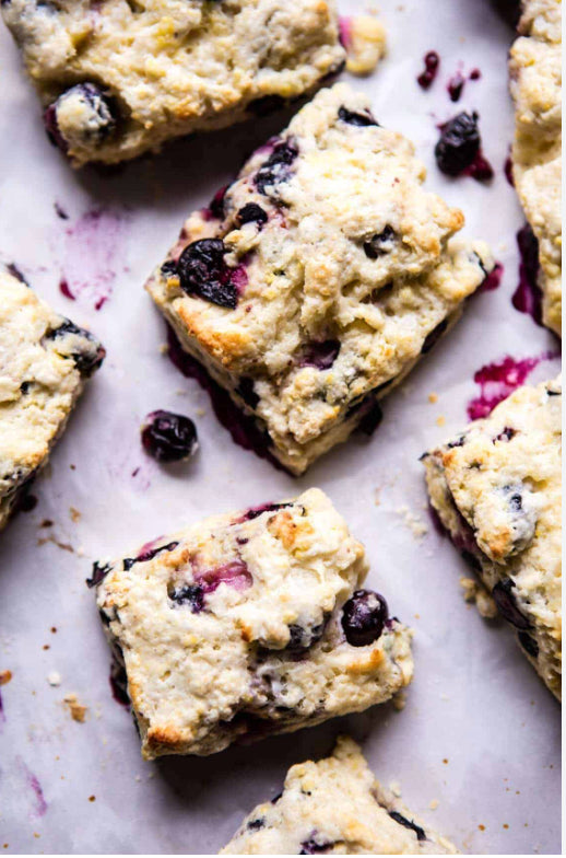 Blueberry Lemon Poppy Scone