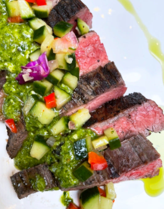 Mojo Carne Asada with Salsa Roja (MON)
