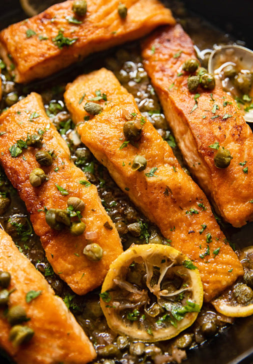 Lemon Caper Salmon (WED)