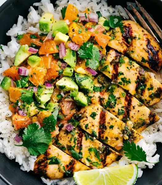 Cilantro Lime Chicken, Corn Bean Salad (MON)