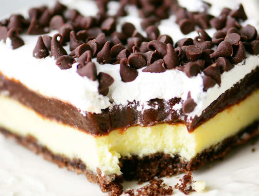 Chocolate Cheesecake Pudding Bars