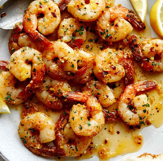 Lemon Caper Shrimp Scampi (MON)