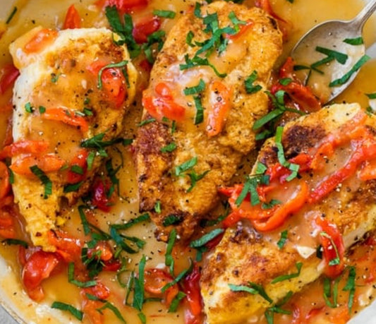 Hot Cherry Chicken Romana with Truffled Parm Potatoes (WED)