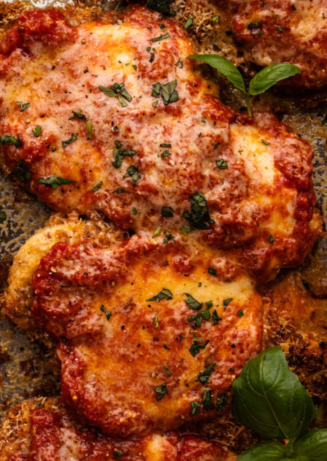 Pesto Chicken Parm with Harvest Orzo (MON)