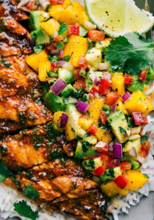 Chicken with Pineapple Salsa (WED)