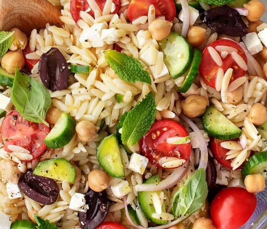 Grilled Vegetable Orzo Salad (MON)