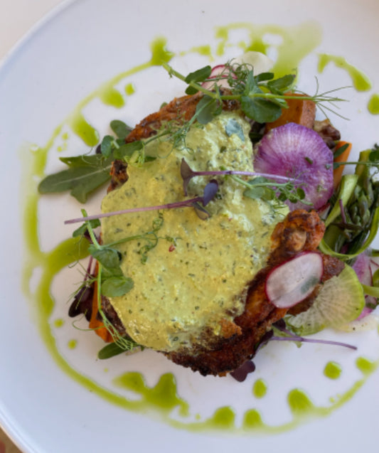 Ramp Pesto Chicken with Pink Spring Caesar (MON)