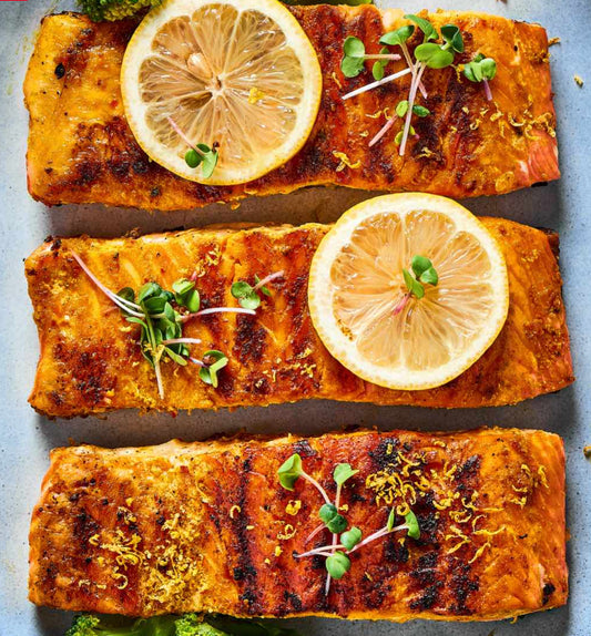 Lemon Pepper Salmon with Brussels Salad (MON)
