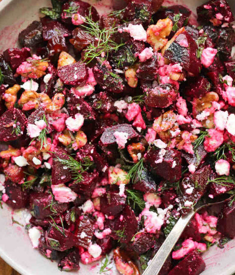 Beet, Feta, Walnut Salad (WED)