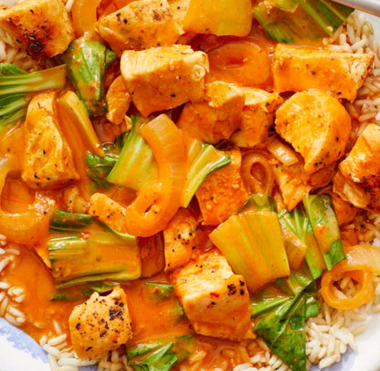 Coconut Curry Chicken with Bok Choy (WED)