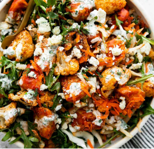Buffalo Chicken or Cauli Caesar Bowl (WED)