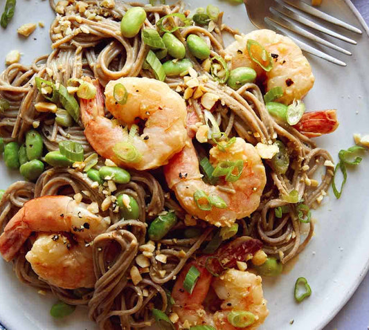 Shrimp Satay with Tiger Salad (MON)
