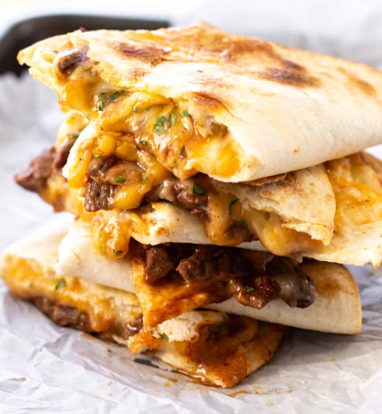 Carnitas Quesadilla with Aji Verde (WED)