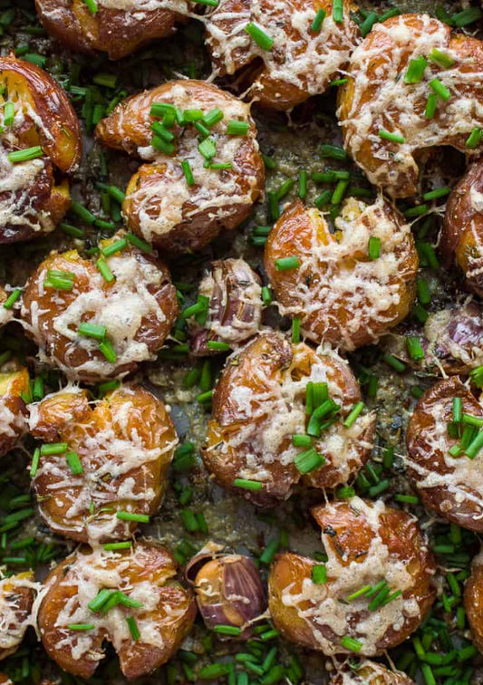 Parm Chive Smashed Potatoes (MON)