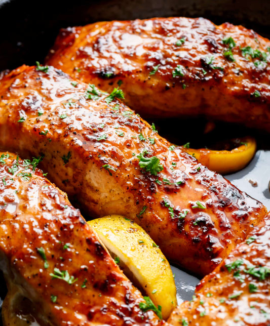 Honey Garlic Salmon and Broccoli  (MON)