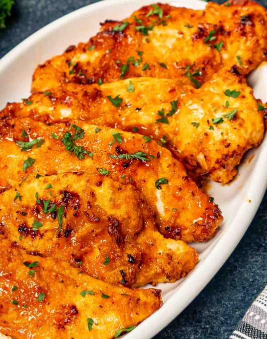 Crispy Hot Honey Rosemary Chicken with Butternut Mac and Cheese (MON)
