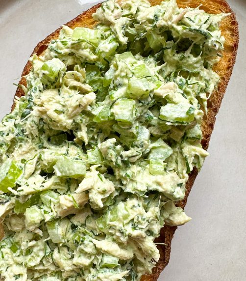 Green Goddess Chicken Salad with Gluten Free Bread (WED)
