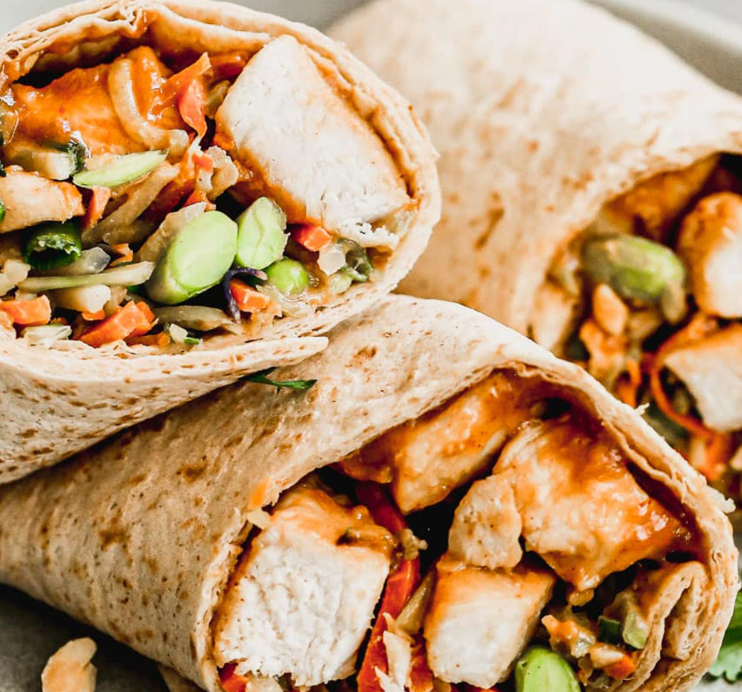 Asian Cashew Chicken Wrap (WED)