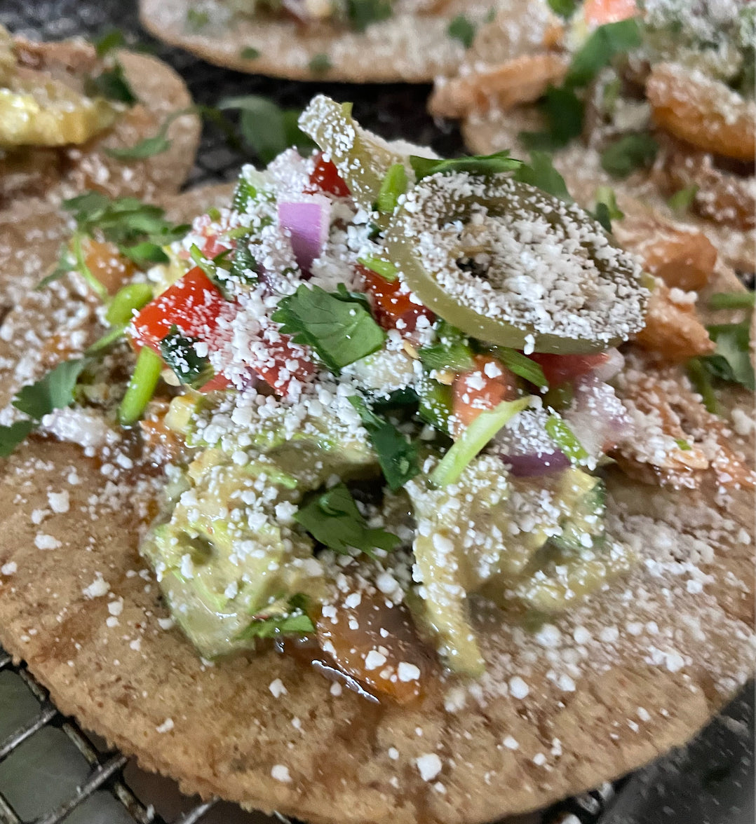 Tinga Tacos with Corn and Shishito Salad (WED)