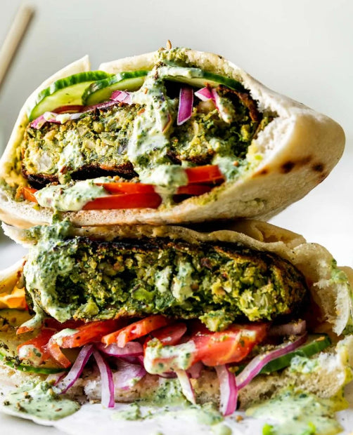 Greek Falafel Burgers (WED)