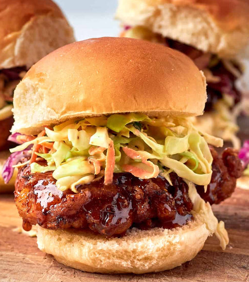 Crispy Hot Honey Rosemary Chicken Sliders (WED)