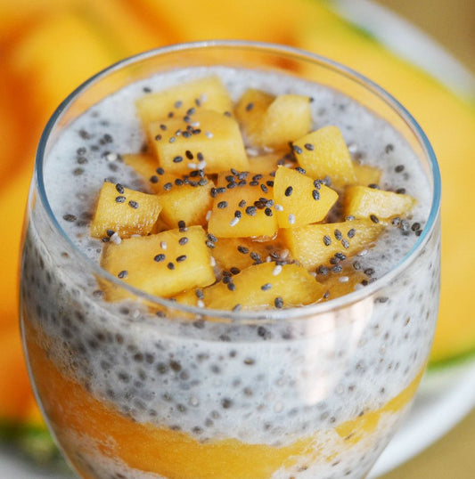 Cool Melon Chia Pudding (WED)
