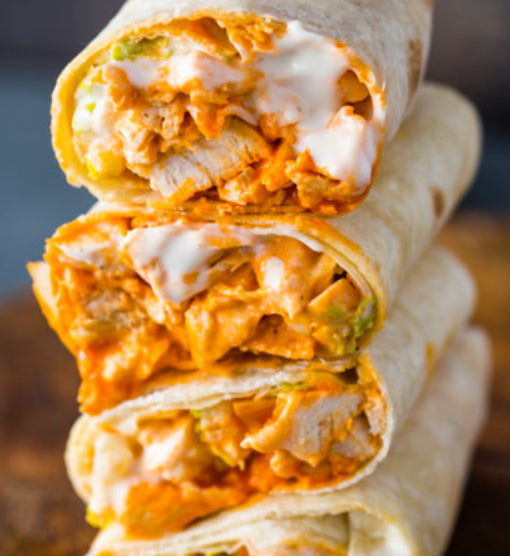 Buffalo Chicken Wraps or Collard Wrap (WED)