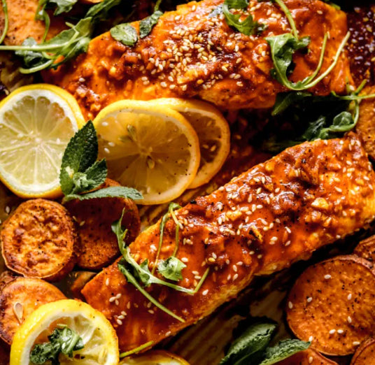 Shawarma Salmon, Spring Fattoush (WED)
