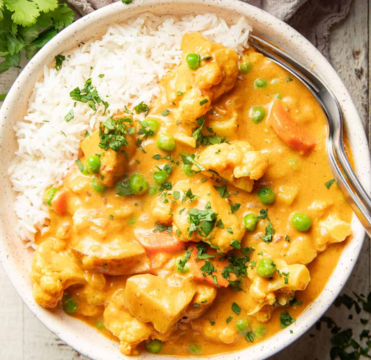 Vegetarian Korma with Tandoori Broccoli (WED)