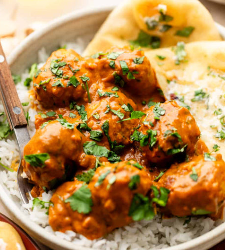 "Butter" Chicken Meatballs  (WED)
