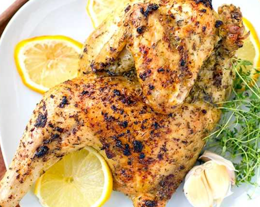 Half Roasted Lemon Pepper Chicken (MON)
