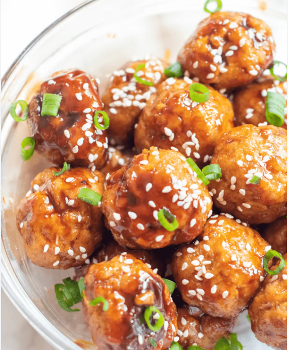 Sesame Ginger Meatballs (WED)