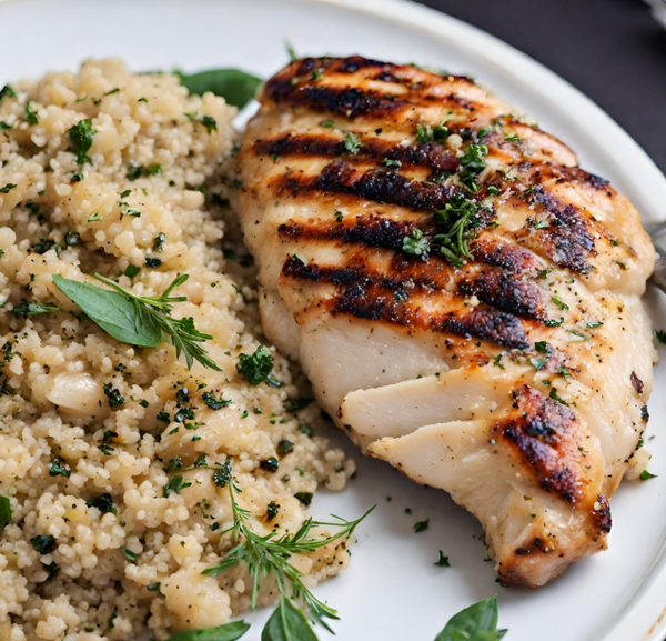 Lemon Chicken, Greek Salad, Tzatziki (MON)