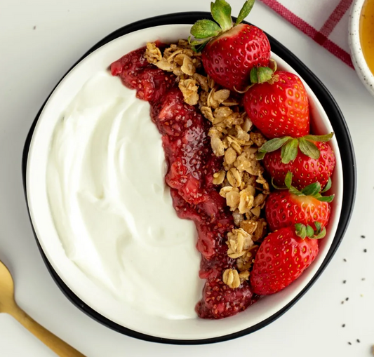 Greek Yogurt with Strawberry Jam (MON)