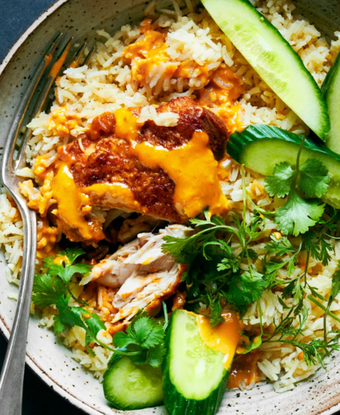 Chicken Satay with Tiger Sunomono Salad (MON)