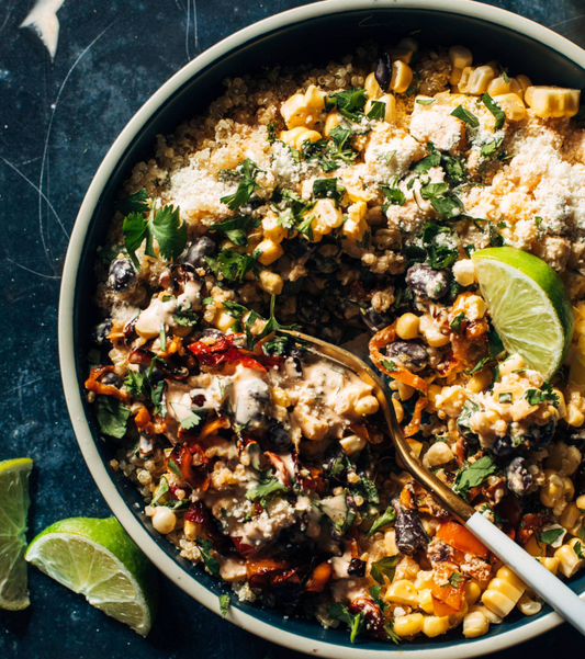 Chipotle Citrus Chicken, Aji Verde, Elote Quinoa (MON)