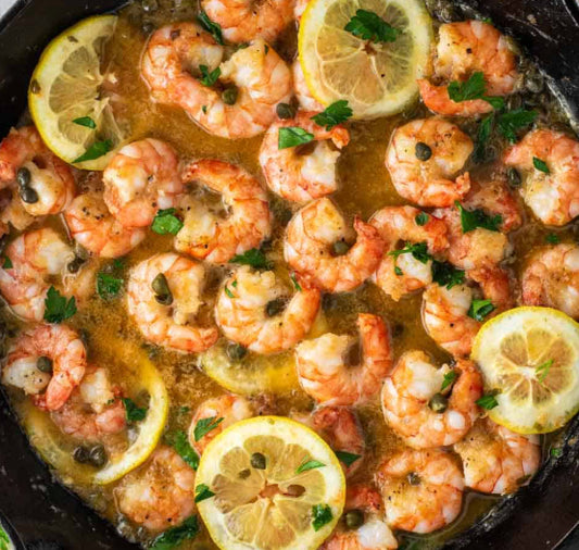 Shrimp Piccata with Caesar Potatoes (MON)