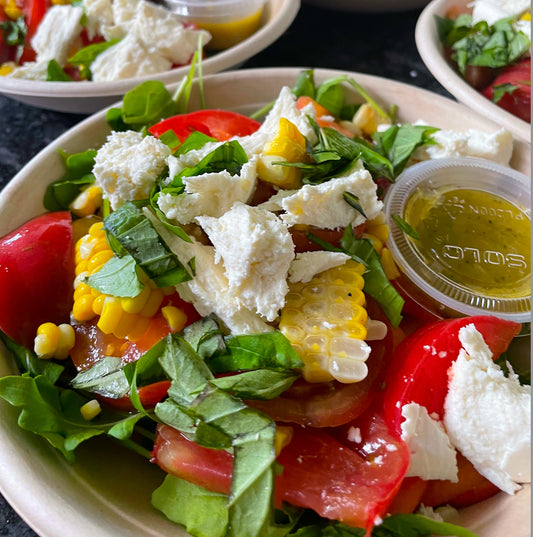 Corn, Tomato, Peach Salad (MON)
