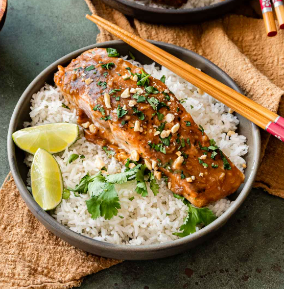 Thai Peanut Salmon (WED)