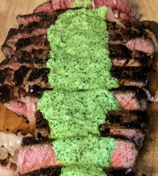 Cilantro Lime Skirt Steak, Aji Verde (MON)